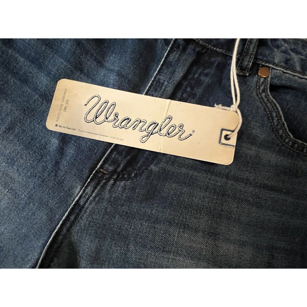 Vintage Wrangler Jeans 27x26 USA Blue Pants Cowboy Western Denim - Picture 5 of 10